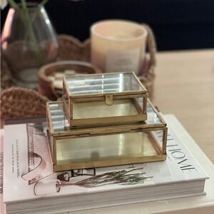 Hearth and hand trinket boxes set of 2